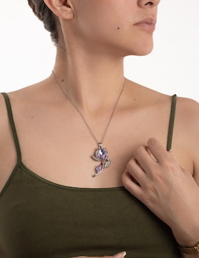 Collar con dije de flor Unlimited By Ob