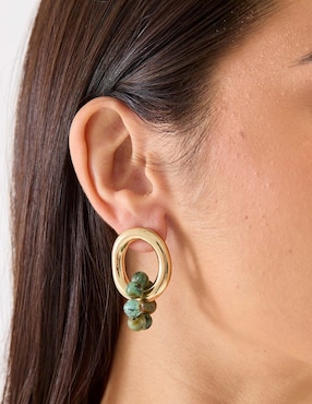 Aretes Lieb con acabado brillante