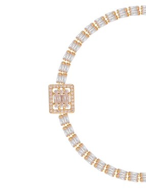 Pulsera Unlimited By Ob 18 K con acabado chapa de oro