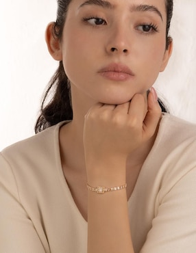Pulsera Unlimited By Ob 18 K con acabado chapa de oro