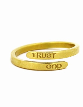 Anillo Castellamare Catolica Cristo brillante