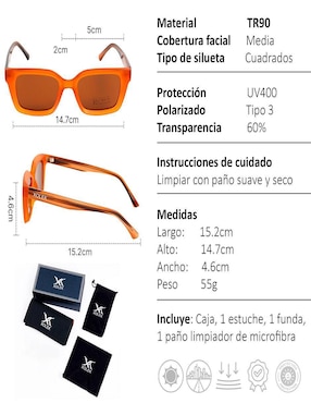 Lentes de sol Xolek unisex