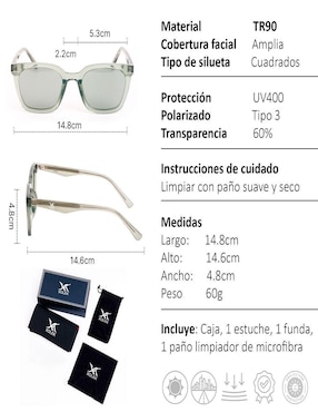 Lentes de sol Xolek XO-121-V unisex