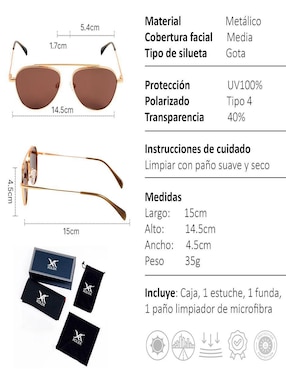 Lentes de sol Xolek unisex