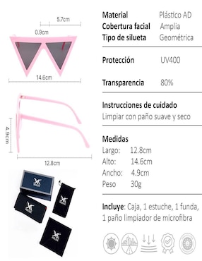 Lentes de sol Xolek Trend Xo-151-R para mujer