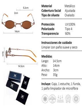 Lentes de sol Xolek Retro XO-143-C unisex