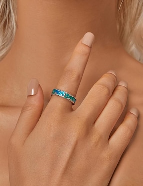 Anillo geométrico Chulada Beauty P 925 de plata pulido