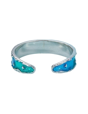 Anillo geométrico Chulada Beauty P 925 de plata pulido