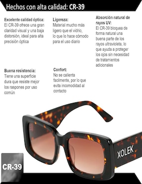 Lentes de sol Xolek Trend Xo-109-C para mujer