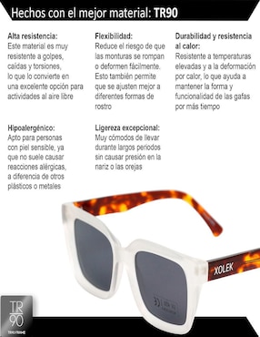 Lentes de sol Xolek Casual XO-122-T unisex