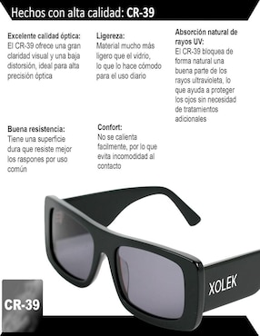 Lentes de sol Xolek Retro Xo-114-N unisex