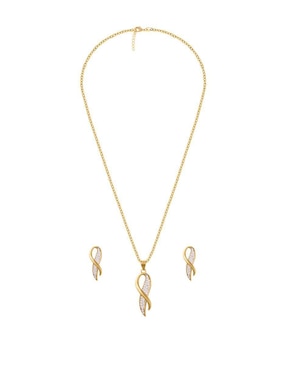 Aretes y collar de infinito Unlimited by Ob zirconia