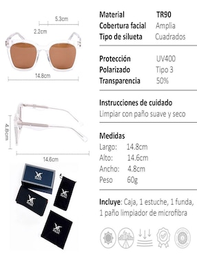 Lentes de sol Xolek XO-121-T unisex