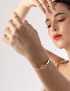 Pulsera Unlimited by Ob con acabado chapa de oro