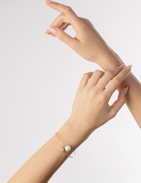 Pulsera Unlimited by Ob con acabado chapa de oro