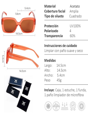 Lentes de sol Xolek Xo-111-N para mujer