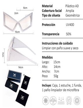 Lentes de sol Xolek Glam Xo-153-p unisex
