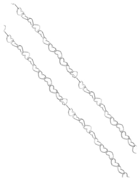 Collar de corazón Clepsidra de plata P 925