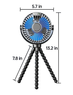 Mini ventilador Güish 4 velocidades