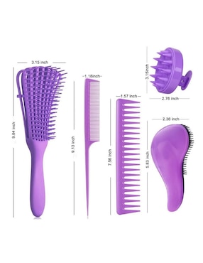 Set cepillo para cabello Güish de ABS