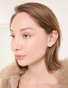 Set de aretes Map con acabado pulido