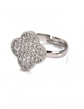 Anillo de flor Lieb cristal brillante