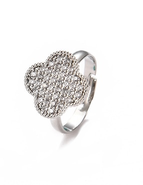 Anillo de flor Lieb cristal brillante