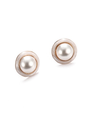 Aretes redondos Lieb con acabado brillante