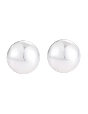 Aretes redondos Lieb con acabado brillante