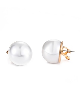 Aretes redondos Lieb con acabado brillante