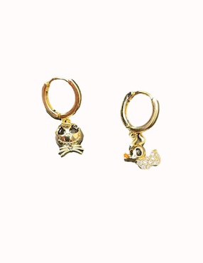 Set de aretes Jack & Sally Nira El extraño mundo de Jack con acabado pulido zirconia cúbica
