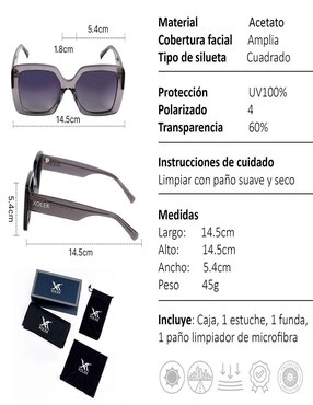 Lentes de sol Xolek Xo-111-G para mujer