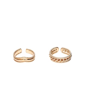 Set anillo Map brillante
