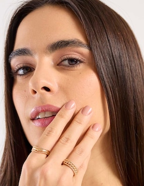 Set anillo Map brillante