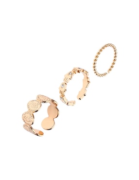 Set anillo Map brillante