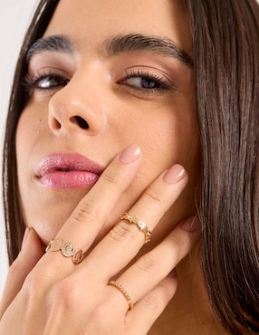 Set anillo Map brillante