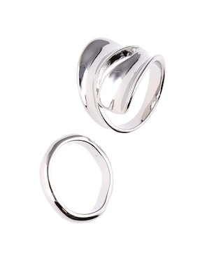 Set anillo Map brillante