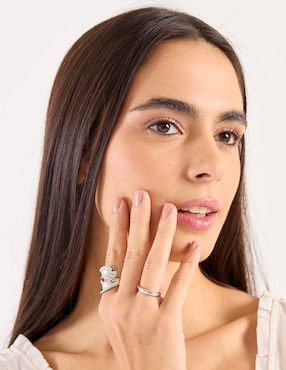 Set anillo Map brillante