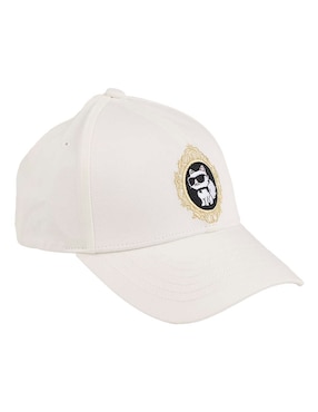 Gorra visera curva broche casual Karl Lagerfeld Paris para mujer