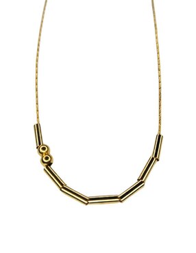 Collar Maria Rayuela Clave Morse Te Amo 24 K