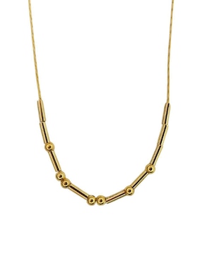 Collar Maria Rayuela Clave Morse México 24 K