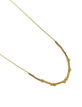 Collar Maria Rayuela Clave Morse México 24 K