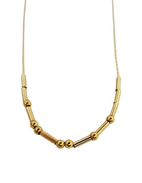 Collar Maria Rayuela Clave Morse México 24 K