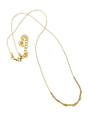 Collar Maria Rayuela Clave Morse México 24 K