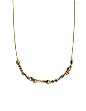 Collar Maria Rayuela Clave Morse Papá 24 K