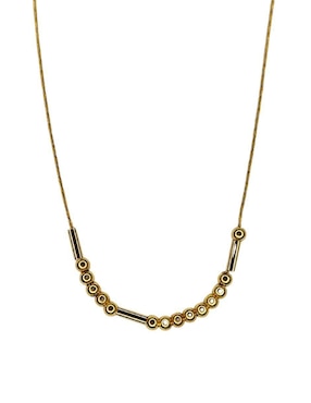 Collar Maria Rayuela Clave Morse Believe 24 K