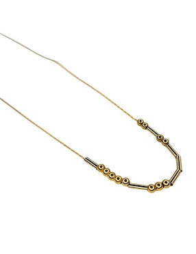 Collar Maria Rayuela Clave Morse 24 K