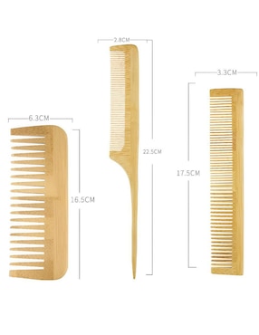 Set de cepillo para cabello Xtellar de bambú