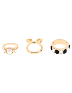 Set anillo circular Lieb pavé