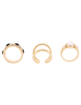 Set anillo circular Lieb pavé